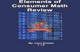 Elements of Consumer Math Review - Continental Academy