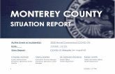 MONTEREY COUNTY OPERATIONAL AREA DAILY SITUATION …