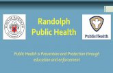 Public Health in Randolph