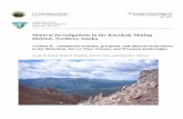 Mineral Investigations in the Koyukuk Mining District ...