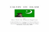 CALVIN ON ISLAM - Puritans