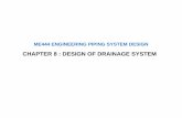 CHAPTER 8 : DESIGN OF DRAINAGE SYSTEM