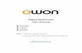 Digital Multimeter User Manual - OWON