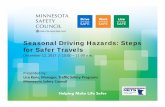 Seasonal Driving Hazards: Steps for Safer Travels