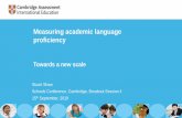 Measuring academic language proficiency