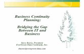Business Continuity Planning: Bridging the Gap Between IT ...