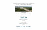 REPORT OF SUBSURFACE EXPLORATION