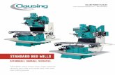 Clausing Standard Bed Mills - CNC Machine Tools, CNC ...