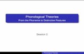 Phonological Theories - From the Phoneme to Distinctive ...