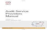 Audit Service Providers Manual