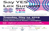 Say YES Lex Summit - lexingtonky.gov