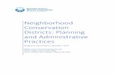 Neighborhood Conservation Districts: Planning and ...