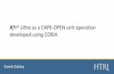 Xfh® Ultra as a CAPE-OPEN unit operation developed using COBIA