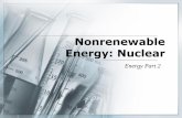 Nonrenewable Energy: Nuclear