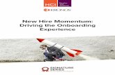 New Hire Momentum: Driving the Onboarding Experience