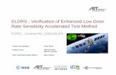ELDRS - Verification of Enhanced Low Dose Rate Sensitivity ...