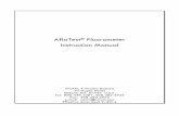 AflaTest Fluorometer Instruction Manual