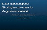 Cover Page Languages Subject-verb Agreement