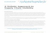 WHITEPAPER A Holistic Approach to Supply Chain Visibility