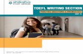 TOEFL iBT Writing Practice Questions