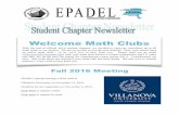 Welcome Math Clubs - MAA Sections