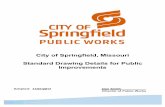 City of Springfield, Missouri Standard Drawing Details for ...