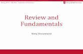 Review and Fundamentals