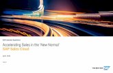 Accelerating Sales in the ‘New Normal’ SAP Sales Cloud