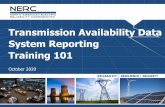 Transmission Availability Data System Reporting Training 101