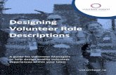 Designing Volunteer Role Descriptions