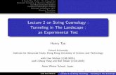 Lecture 2 on String Cosmology : Tunneling in The Landscape ...
