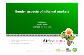 Gender aspects of informal markets - cgspace.cgiar.org