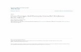 Does Foreign Aid Promote Growth? Evidence from Africa