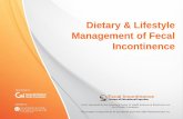 Dietary & Lifestyle Management of Fecal Incontinence