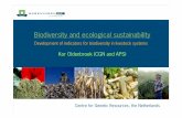 Biodiversity and ecological sustainability