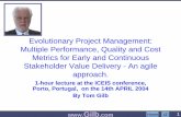 Evolutionary Project Management: Multiple Performance ...