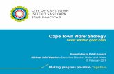 Cape Town Water Strategy