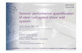Seismic performance quantification of steel corrugated ...