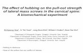 The effect of hubbing on the pull-out strength of lateral ...