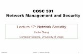 Lecture 17: Network Security