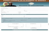 BULLETIN DE SOUSCRIPTION - CGF Bourse