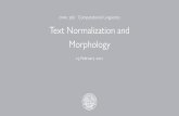 cmpu 366 · Computational Linguistics Text Normalization ...