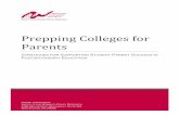 Prepping Colleges for Parents - Institute for Women's ...