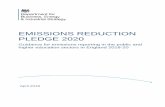 EMISSIONS REDUCTION PLEDGE 2020 - GOV.UK