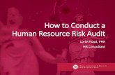 How to Conduct a Human Resource Risk Audit