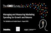 Managing and Measuring Marketing Spending for Growth and ...
