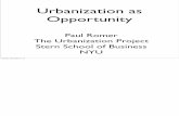 Urbanization as Opportunity - OECD