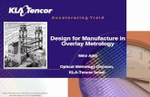 Design for Manufacture in Overlay Metrology