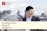 Employment Report 2018/19 - LSE Home