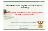 Department of Higher Education and Training Funding for ...